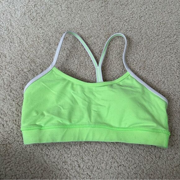 lululemon athletica Other - Lululemon bright neon lime green sports bra